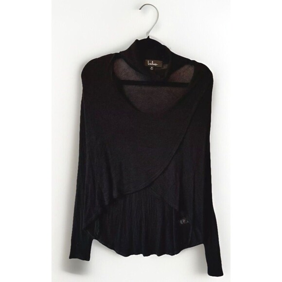 Lulus Sweater Womens Size Medium Long Sleeve Cutout Mock Neck Soft Modal Hi-Low - Picture 1 of 9